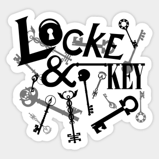 Locke and Key Sticker